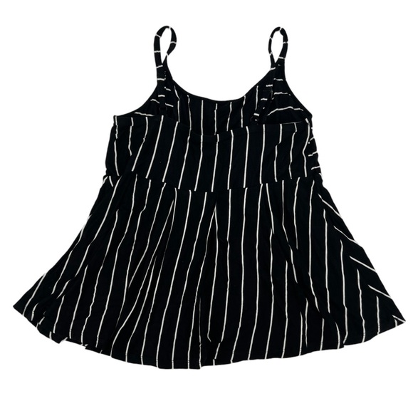Torrid Black White Striped Super Soft Spaghetti Strap Tank Top Size 2X Women’s - Picture 3 of 4